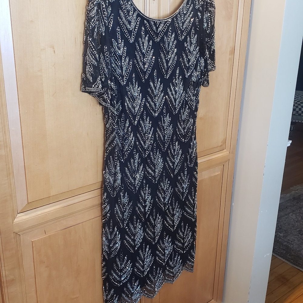 Black Sequins Dress